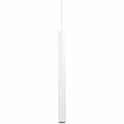 Immagine di Lampada a sospensione IDEAL LUX ULTRATHIN colore bianco sezione tonda Ø cm 3 h cm 40