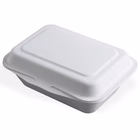 Immagine di Contenitore monouso biocompostabile in polpa di cellulosa USOBIO pasto+coperchio 550 ml