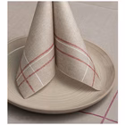 Immagine di Tovagliolo in carta a secco airlaid ROIAL CANOVACCIO 40x40 colore bordeaux 50 pezzi