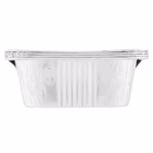 Immagine di Vaschette in alluminio CUKI PROFESSIONAL 1 porzione 435 ml cm 14,6x12,1x4 pack 100pz