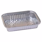 Immagine di Vaschette in alluminio CUKI PROFESSIONAL 2 porzioni 585 ml cm 19,2x14x3 pack 100pz