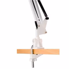 Immagine di Lampada da tavolo Architect doppio braccio bianco