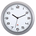 Immagine di Orologio da parete ALBA Hornew Ø cm 30 colore grigio metallizzato