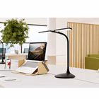 Immagine di Lampada da tav.led LEDTWIN a 2 teste wireless nera