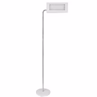Immagine di Lampada da terra a luce LED ALBA LEDSWING con diffusore orientabile bianco