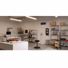 Immagine di Appendiabiti da parete 10 posti nero e cromo