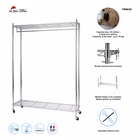 Immagine di Appendiabiti mobile su ruote 2 ripiani