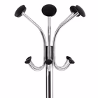 Immagine di Appendiabiti da terra CHROMY cromato e nero