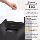 Immagine di Distruggidocumenti a miniframmenti FELLOWES POWERSHRED LX200 livello sicurezza P-4 colore nero