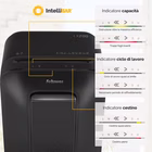 Immagine di Distruggidocumenti a miniframmenti FELLOWES POWERSHRED LX200 livello sicurezza P-4 colore nero