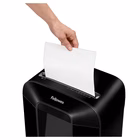 Immagine di Distruggidocumenti a frammenti FELLOWES POWERSHRED LX 85 livello sicurezza P-4 colore nero