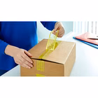 Immagine di Nastro da imballo antieffrazione TESAPACK SECURE & STRONG in PPL gialllo mm 50x50m