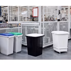 Immagine di Coperchio in PPL per bidone DURABLE Durabin 90 verde