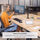 Immagine di Braccio monitor Fellowes singolo Reflex