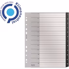 Immagine di Separatore LEITZ RECYCLE in PPL A4 maxi con rubrica numerica 1-12