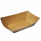 Immagine di Vassoio antigrasso kraft 11,5x8,5x2,6 cm - 118 ml