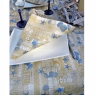 Immagine di Coprimacchia Airlaid in carta a secco MCR 100x100 Ocean colore blu 100 pezzi