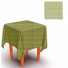 Immagine di Coprimacchia Airlaid in carta a secco MCR 100x100 Lino colore verde oliva 100 pezzi