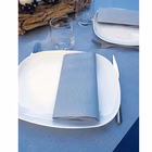 Immagine di Coprimacchia Airlaid in carta a secco MCR 100x100 Lino colore verde oliva 100 pezzi