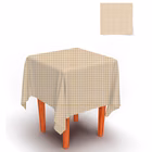 Immagine di Coprimacchia Airlaid in carta a secco MCR 100x100 Quadretto colore beige 100 pezzi