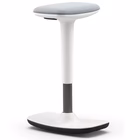 Immagine di Sgabello LED regolabile in altezza colore grigio chiaro