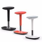 Immagine di Sgabello LED regolabile in altezza colore grigio chiaro