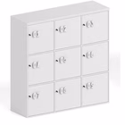 Immagine di Modulo 3 vani a giorno L48,7 H142,8 fin. Bianco