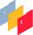 Immagine di Supplemento 1 numero su anta con serratura a chiave