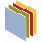 Immagine di Anta serratura con chiave fin.azzurro