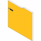 Immagine di Anta serratura c/combinazione fin.giallo