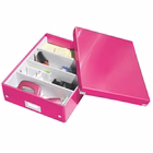 Immagine di Scatola organiser LEITZ CLICK&STORE WOW A4 fucsia