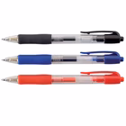 Immagine di Roller ink gel a scatto colore blu HAINENKO IKON K3 punta fine mm 0,7