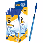 Immagine di Penna a sfera colore blu BIC CRISTAL SOFT punta media mm 1,2