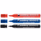 Immagine di Pennarello permanent EDDING E-2000C punta conica colore blu