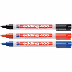 Immagine di Pennarello permanent EDDING E-400 punta conica colore blu