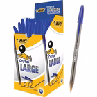 Immagine di Penna a sfera colore blu BIC CRISTAL LARGE punta extra broad mm 1,6