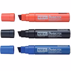 Immagine di Pennarello permanent PENTEL PEN N50XL punta a scalpello colore blu