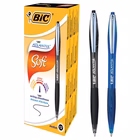 Immagine di Penna a sfera a scatto colore blu BIC ATLANTIS punta media mm 1
