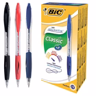 Immagine di Penna a sfera a scatto colore nero BIC ATLANTIS CLASSIC NF punta media mm 1