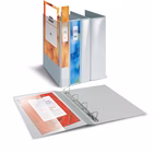 Immagine di Cart. personalizzabile A4 4 anelli" D" mm25 bianco