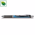 Immagine di Roller ink gel a scatto colore nero PENTEL ENERGEL CLICK XM punta superfine ad ago mm 0,5