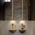 Immagine di Lampada a sospensione IDEAL LUX ULTRATHIN colore bianco sezione tonda Ø cm 3 h cm 100