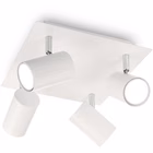 Immagine di Plafoniera SPOT 4 diffusori bianco