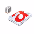 Immagine di Pallet carta bianca per fotocopie A4 g75 A-PAPER rosso risma da 500 fogli (Penisola)