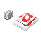 Immagine di Pallet carta bianca per fotocopie A4 g75 A-PAPER rosso risma da 500 fogli (Penisola)