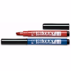 Immagine di Pennarello permanent FIBRACOLOR HI-TEXT 580PC punta a scalpello colore blu