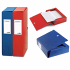 Immagine di Portaprogetti SCATTO 80 con bottone dorso 8 blu