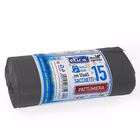 Immagine di Sacchetto rifiuti ELICA con maniglie cm 55x65 40 litri 15 µ colore nero