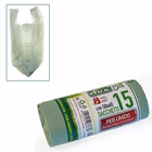 Immagine di Sacchetto rifiuti biodegradabile ELICA BIO con maniglie cm 50x60 28 litri 15 µ colore verde