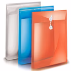 Immagine di Busta portadocumenti chiusura a laccio a4 rosso